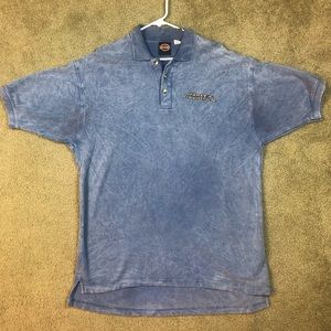 Harley Davidson Distress Blue Polo